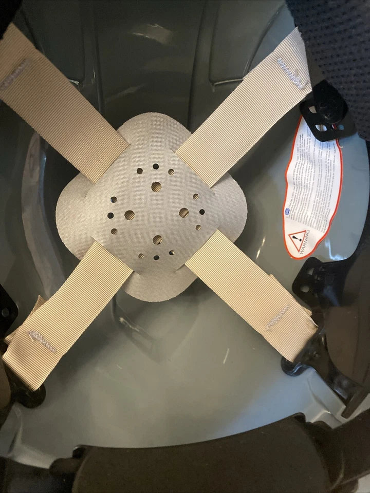 Sombrero duro de ala completa Pyramex RIDGELINE con suspensión de 4 puntos - Casco gris pizarra Foto 3 de 3