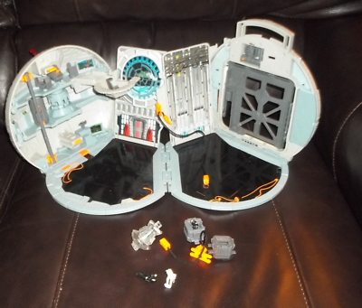 STAR WARS ACTION FLEET SERIES IMPERIAL DEATH STAR PLAYSET W/ 3