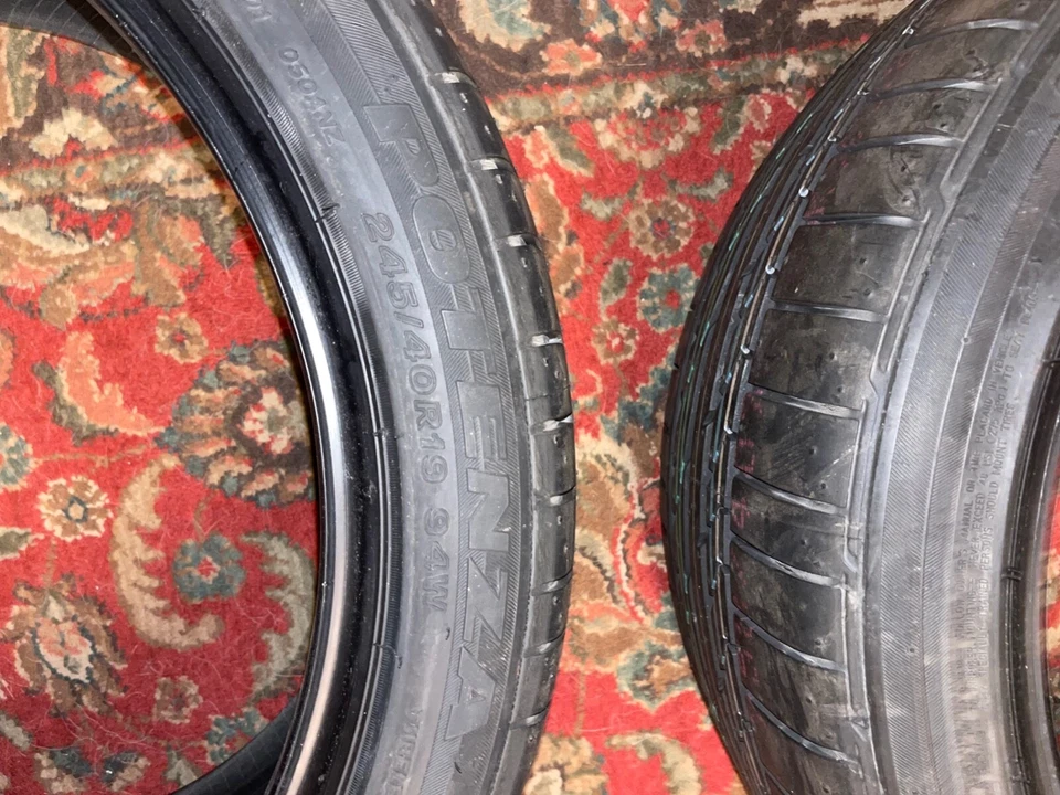 Bridgestone Potenza RE050A 245/40R19 Tires - Image 3 of 4