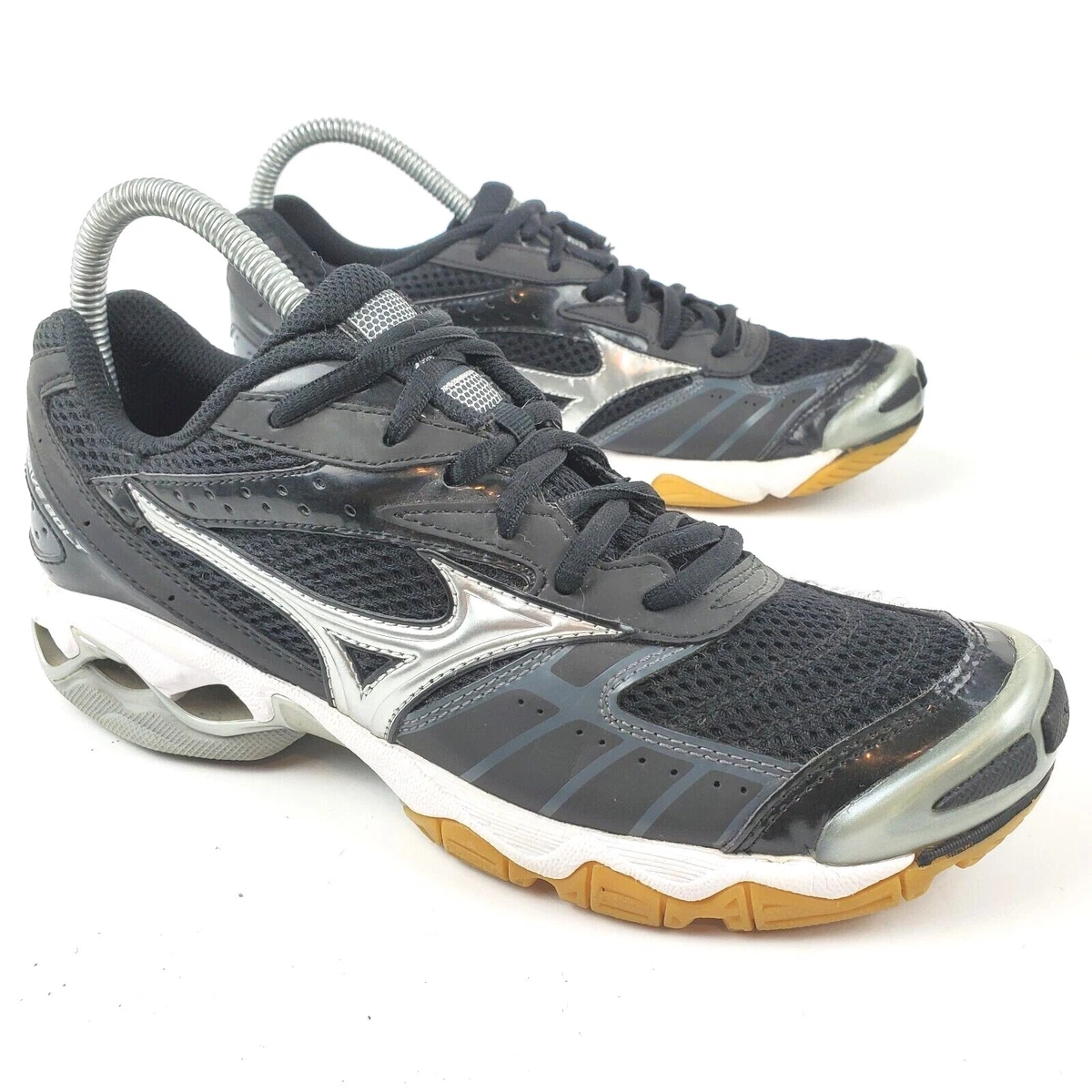 Mizuno Wave Bolt 4 Volleyball Shoes 430146.9073 Black Sneakers Womens sz 8