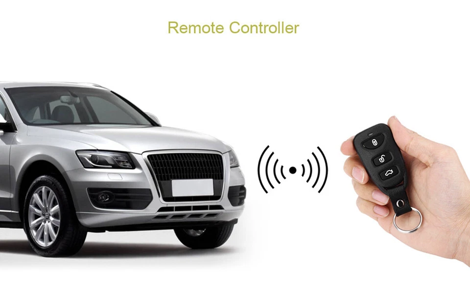 Sistema de entrada sem chave com trava de porta de carro kit central remoto com 2 controles - Imagem 4 de 4