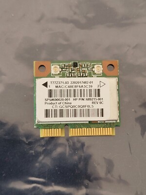 HP 690020-001 Ralink RT3290 802.11b/g/n PCIe Half Wireless