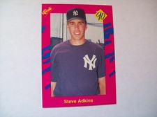 Steve Adkins ROOKIE NY Yankees 1990 CLASSIC T2 MLB BASEBALL CARD
