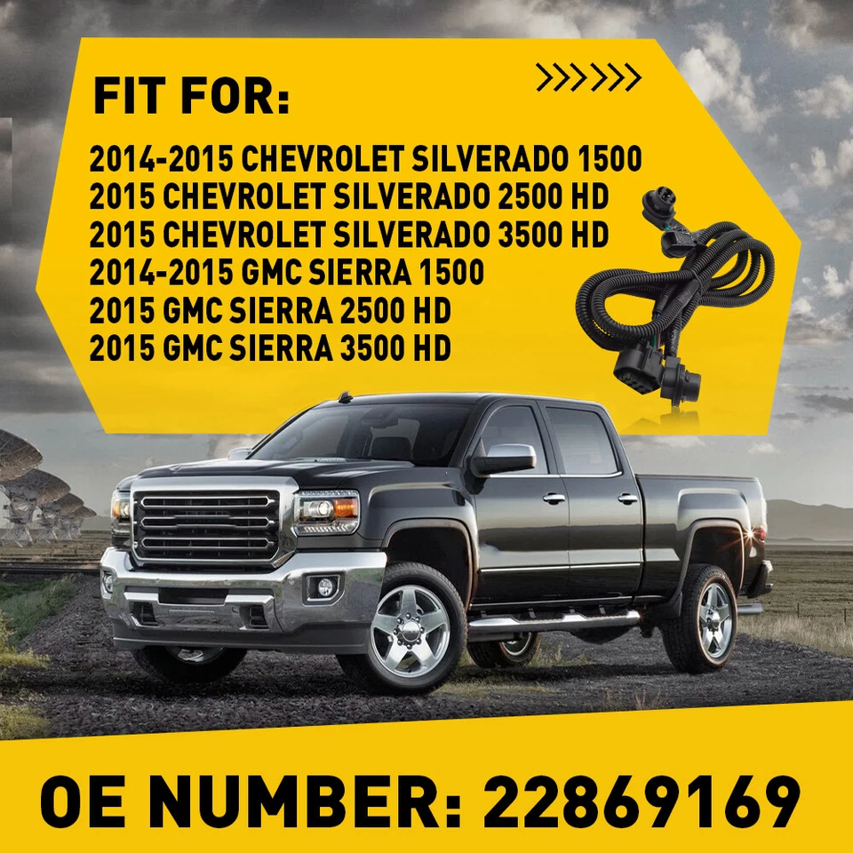 Arnés de enchufe de cableado de luz trasera derecha para Chevrolet GMC Silverado Sierra 2014-15 Foto 2 de 4