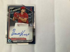 BARRETT KENT AUTO 2024 BOWMAN CHROME 1st BOWMAN  PEFFECT  MINT