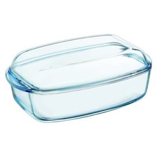 Pyrex Pirofila Vetro borosilicato (33x20x14cm) con coperchio Trasparente 465A000