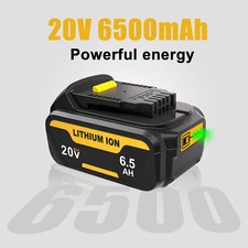 For DeWalt 20V 20 Volt Max 6.5AH Lithium Ion Battery DCB206-2 DCB205-2 DCB200-2