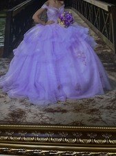purple quinceañera dress