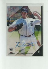 2015 FINEST AUTOGRAPHS #FAKL KYLE LOBSTEIN