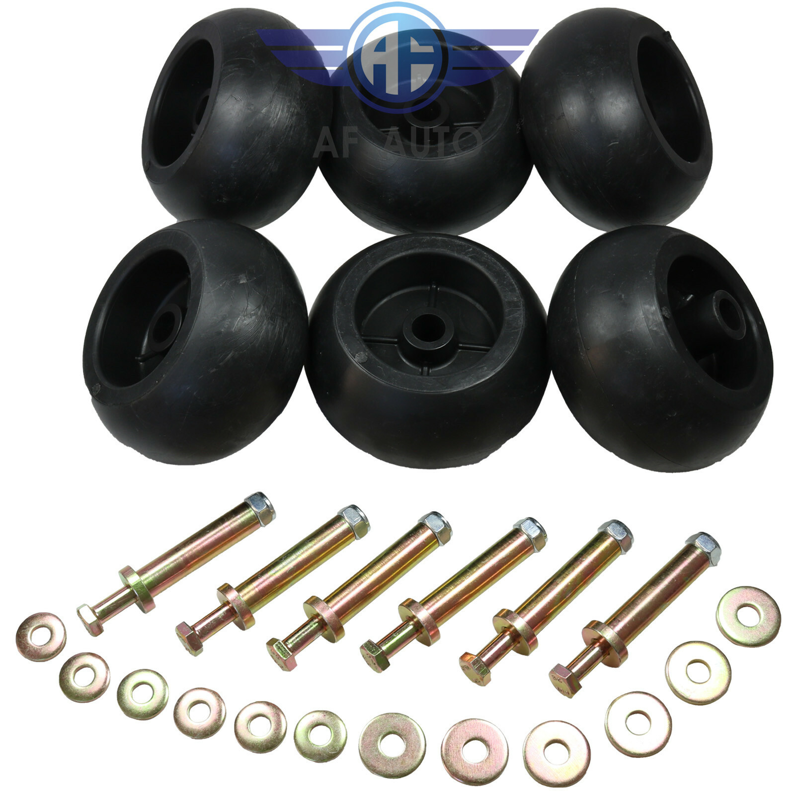 Ruote Per Exmark Kit 4 Ruote Da Ponte Per Exmark - Compatibile Con 116-9981, 1-603299, 99-2842, Tipo A, 103-7263 Ruote Da Ponte 5 Pollici - Foto 2