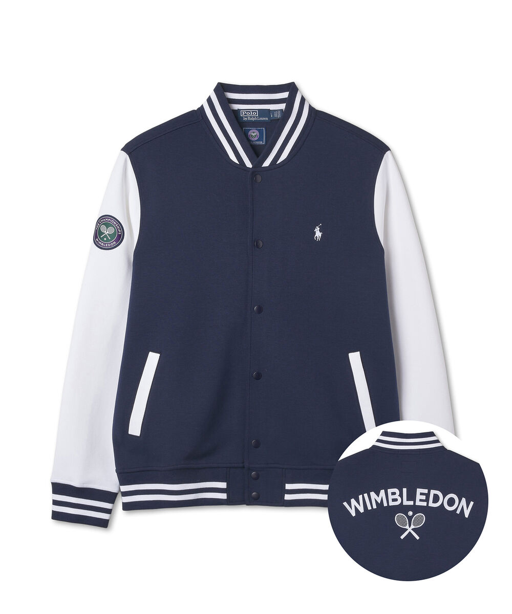 Genuine Polo Ralph Lauren Wimbledon Double Knit Baseball Jacket