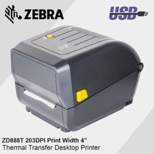 Zebra ZD888T 203DPI Thermal Transfer Barcode Desktop Printer 203 dpi Print