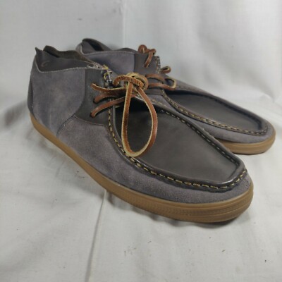 OluKai Pahono Mid Mens Brown‎ Leather Suede Oxford Shoes size 8 Boat Island OluKai Pahono Mid Mens Brown Leather Suede Oxford Shoes size  main image 2