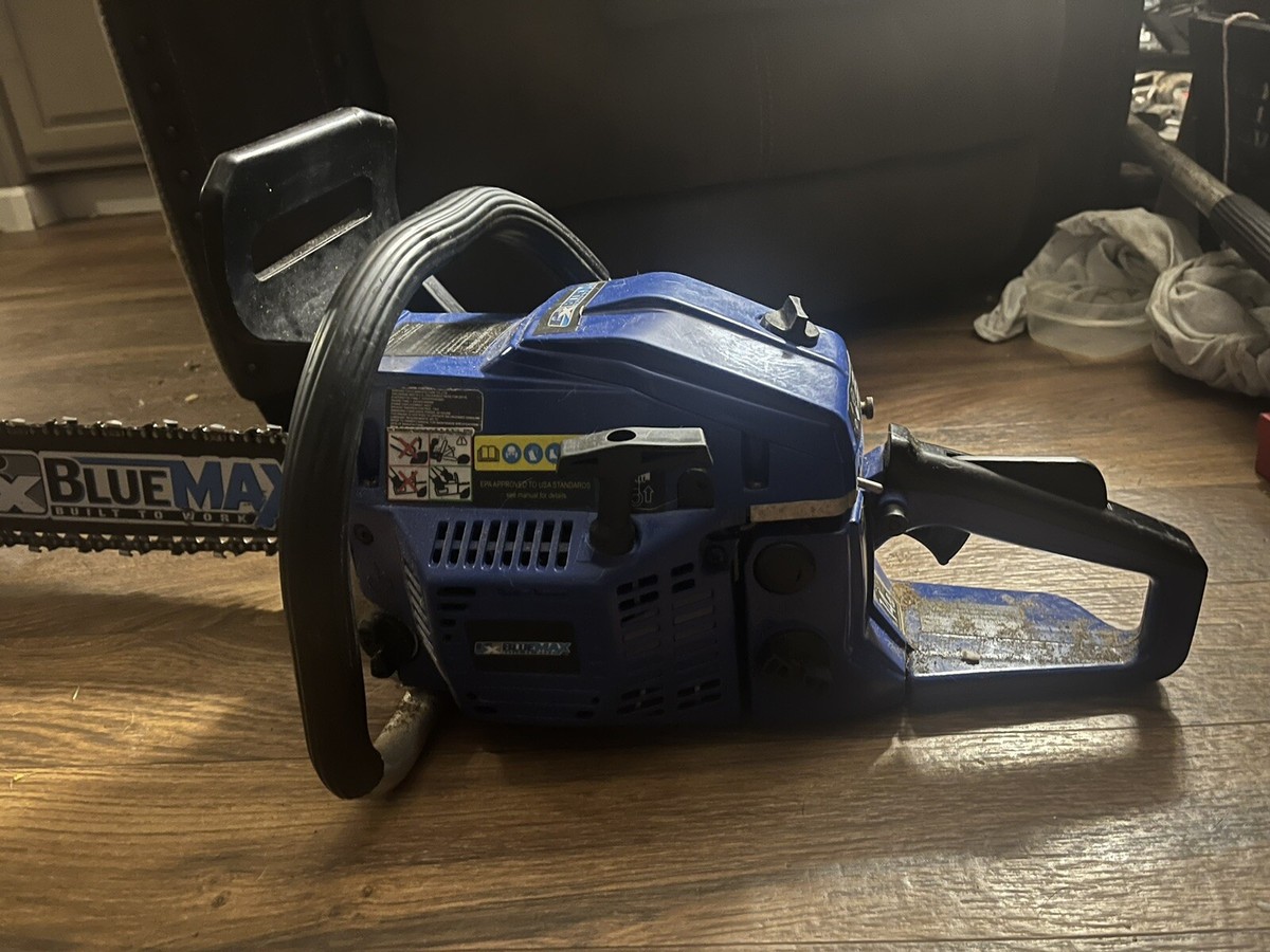 Blue Max 08901 45cc Gas Powered Chainsaw Used | eBay