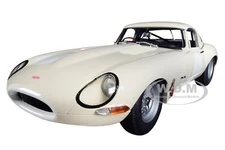 JAGUAR LIGHTWEIGHT E-TYPE ROADSTER RHD WHITE 1/18 MODEL CAR BY AUTOART 73649