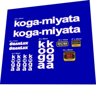 K-M GRAN LUX 1995   Frame Decal Set
