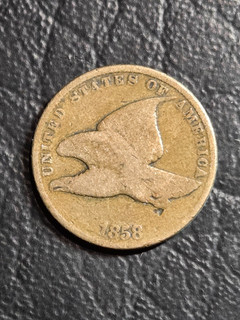 Nice Looking 1858 Flying Eagle Penny