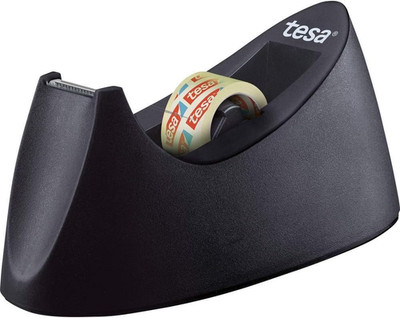Tesa Tischabroller CURVE - Rutschfest, Einfaches & schnelles Abrollen, Sauberer 