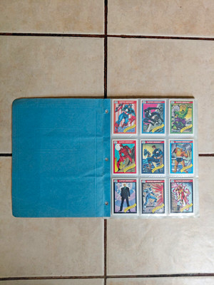 1990 Marvel Super Heroes 162 Card Set just Missing Card #82.