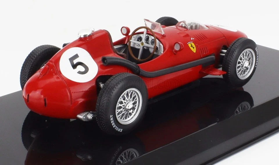 MODELLINO AUTO STATICO FERRARI F1 DINO 246 1958 MIKE HAWTHORN CON VETRINA 1:24 - Immagine 3 di 4