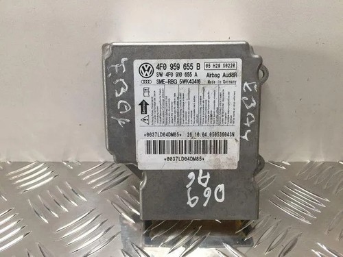 AUDI A6 4F2, C6 Airbag-Steuergerät 4F0910655A 5WK43416 4F0959655B 2.00 21444029