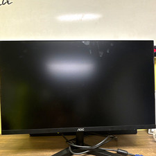 AOC 24 in Black Computer Monitor HDMI  VGA VGA D-Sub Used