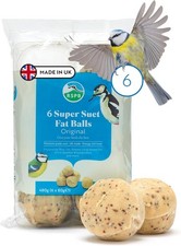RSPB - Fat Balls for Wild Birds, High Energy Suet Balls, Made in the UK,