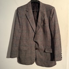 Vintage Burberrys Glen Plaid Sport Coat Sloane Ranger Old Money British
