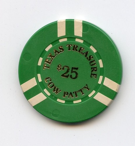 25.00 Chip from the Texas Treasure Casino Port Aransas Texas NCV