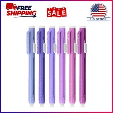 Mr. Pen- Retractable Mechanical Eraser Pens, 6 Pack, Twilight Colors  Latex-Fre
