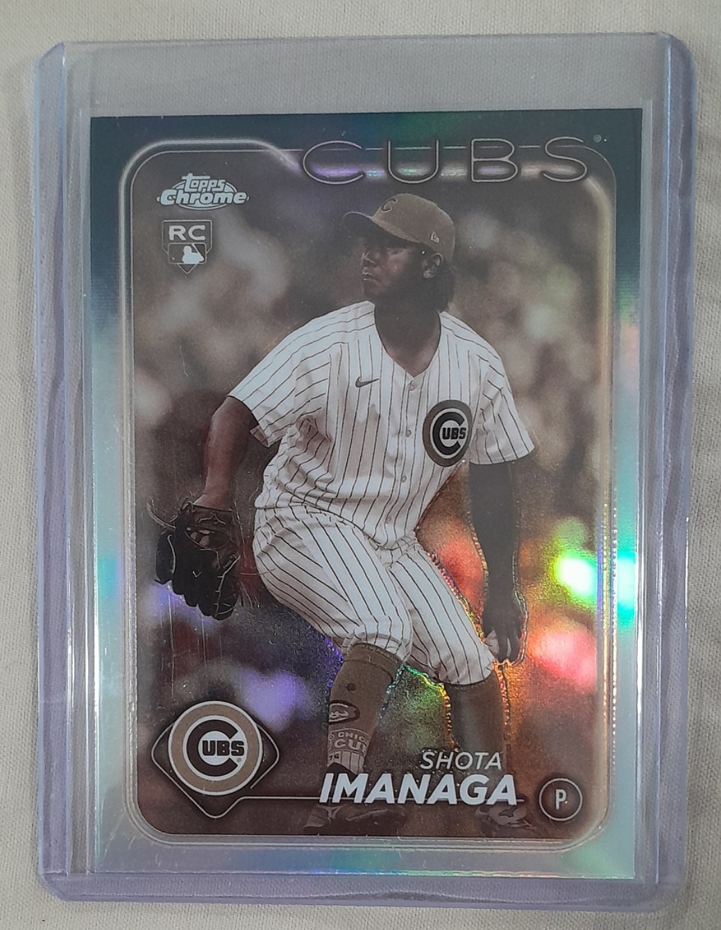 2024 Topps Chrome Shota Imanaga Negative Refractor RC Cubs #121