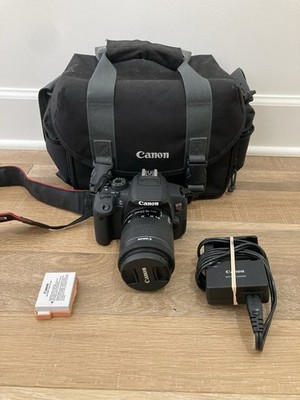 Canon EOS Rebel T5i - DSLR Camera with 18-55mm Lens Bag Charger Bundle Tested