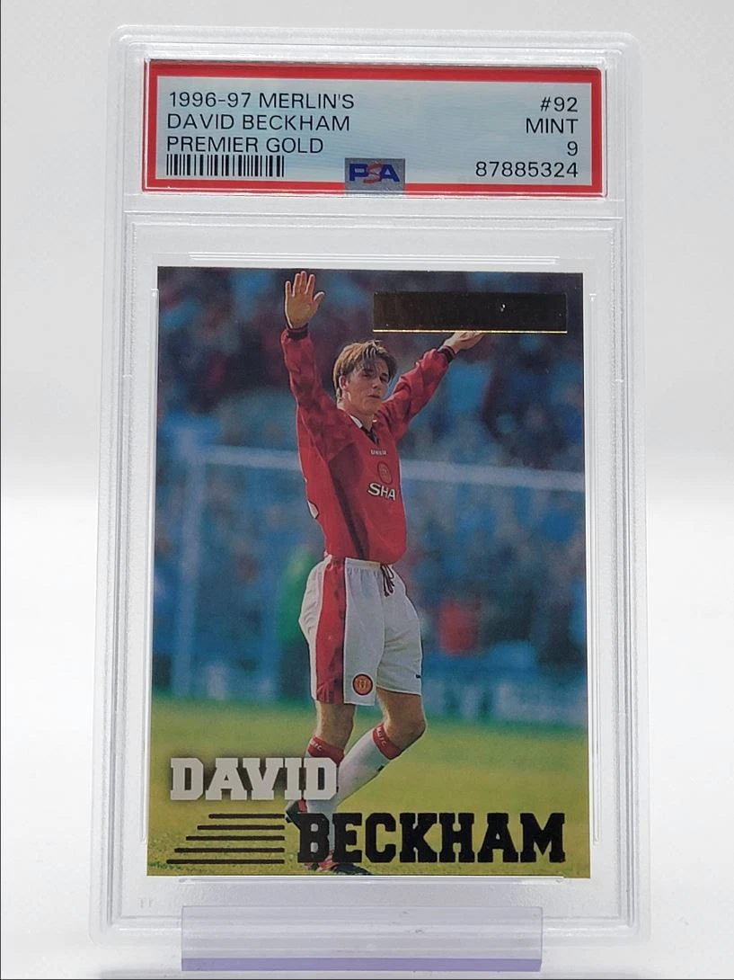 David Beckham trading card