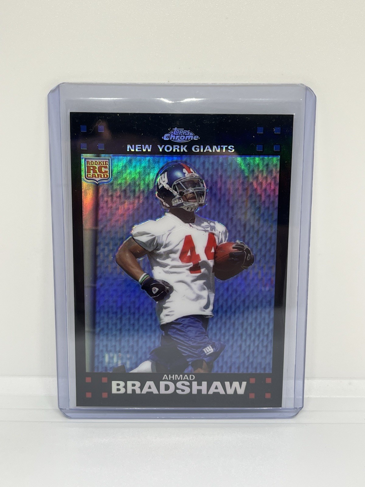 2007 Topps Chrome - Ahmad Bradshaw #TC195 Refractor (RC)