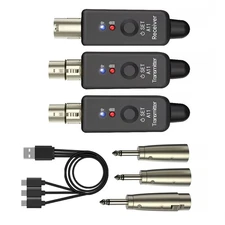 1set Audio Transmitter&Receiver High Sound Quality Wireless Microphone System