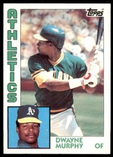 1984 Topps Dwayne Murphy . Oakland Athletics #103