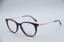 NEW CALVIN KLEIN CK 19712 235 HAVANA GOLD AUTHENTIC FRAMES EYEGLASSES 51-17
