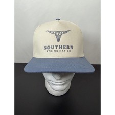 Southern String Hat Co Longhorn Skull Snapbac...