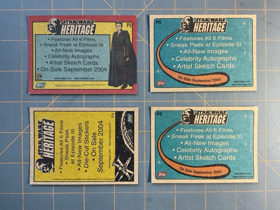 TOPPS: Star Wars: Heritage: PROMO CARDS -P3, P4, P5 (2004) - Image 2 of 4