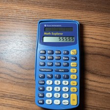 Texas Instruments Math Explorer Calculator W/ Cover Tested Works