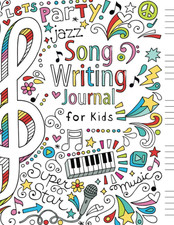 Song Writing Journal for Kids: Blank Sheet Music Notebook, Wide Staff Manuscript