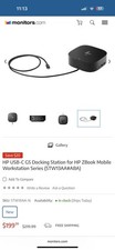 HP USB-C G5 Docking Station for HP ZBook MobileWorkstation Series