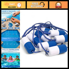 Floating Pool Safety Rope - 20 ft Nylon Lane Divider for Swimming Pools