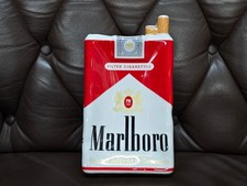 Marlboro XXL Aschenbecher Keramik Zigarettenschachtel Vintage Werbung Reklame