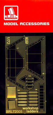 Brengun Models 1/72 AIRCRAFT WORKSHOP LADDERS Photo Etch Set