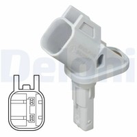 Sensor, Radgeschwindigkeit Delphi Technologies SS20581 FüR OE 30793929