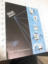Magical Productions magician Mark Wilson 1964 robot mechanical display sales kit