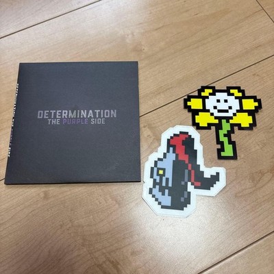 Undertale DETERMINATION THE PURPLE SIDE CD RichaadEB Ace Waters Sticker Included