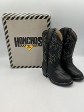 Toddler Honchos Black Cowboy Boots US Size 5