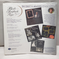 Creative Memories Black 12x12 Pages Old Style 15/30 Sealed Package New